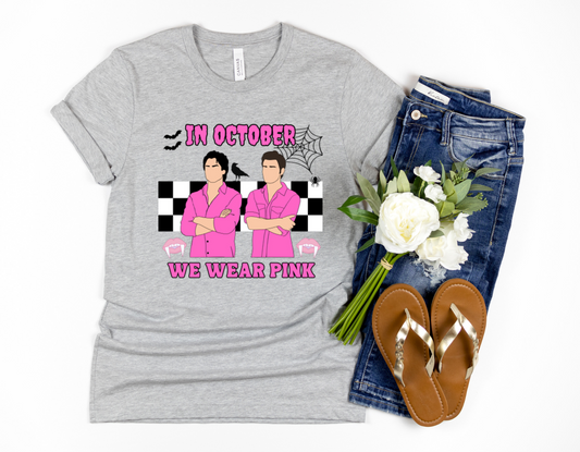 In October we wear pink