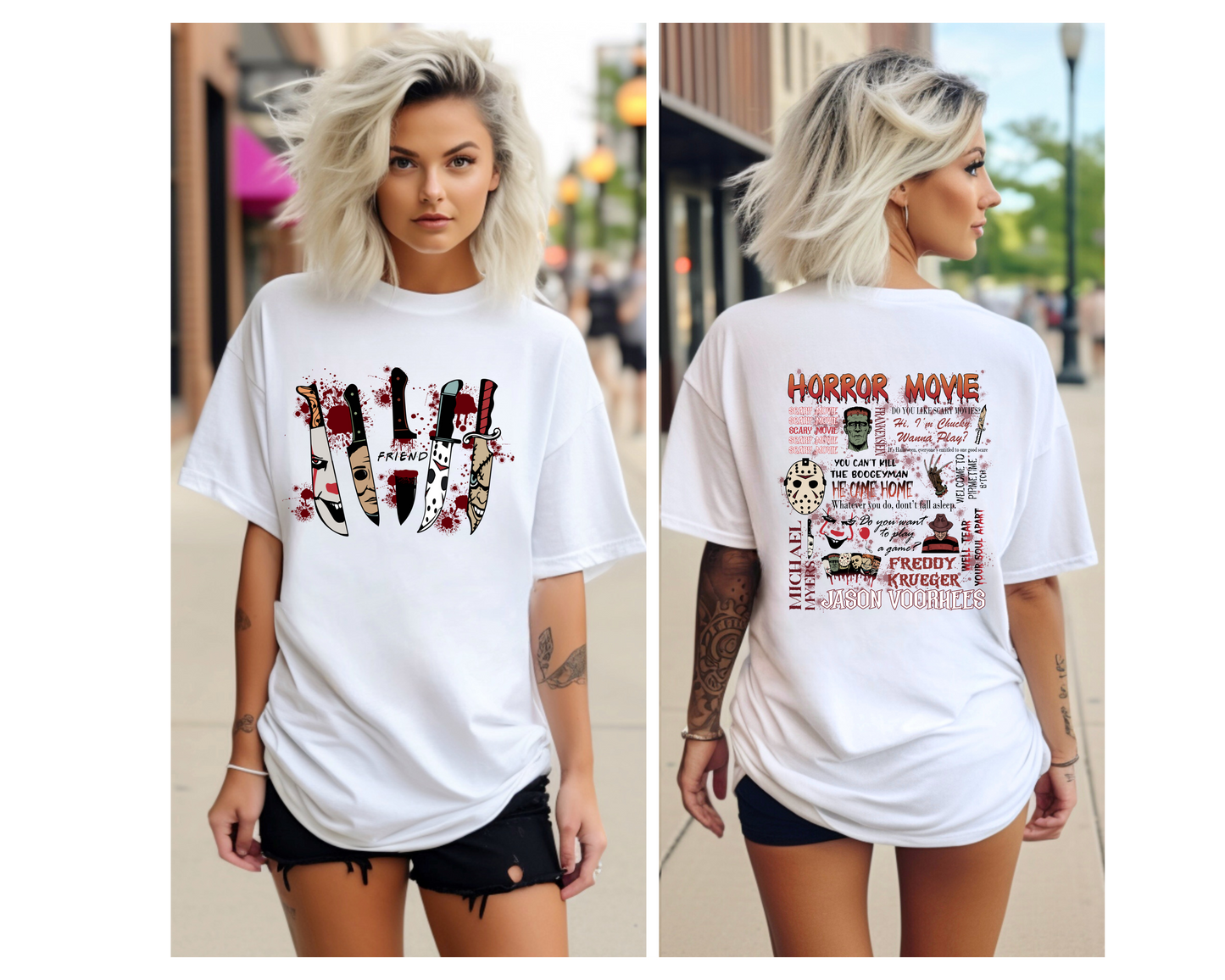 FRIENDS HORROR CHARACTERS