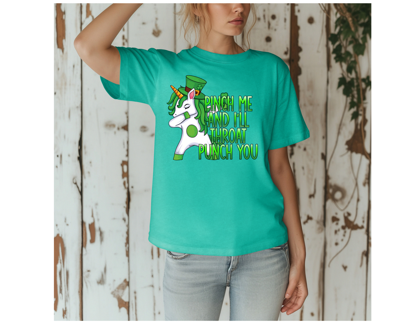 Pinch me and I'll throat you