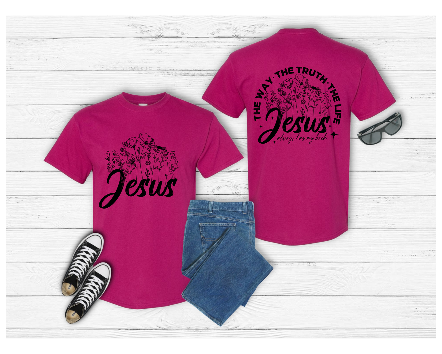 THE WAY,THE LIFE,THE TRUTH. JESUS ALWAYS HAS MY BACK