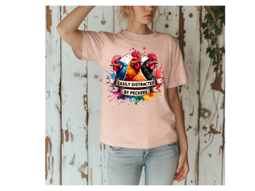 EASILY DIDTRACTED BY PECKERS