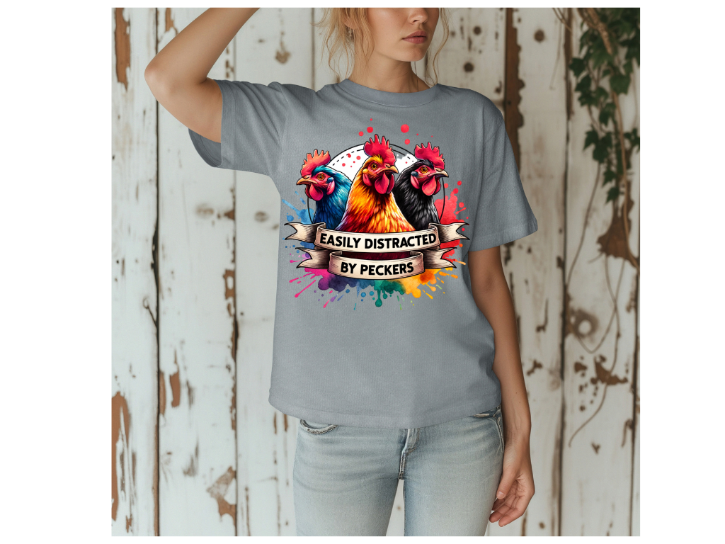 EASILY DIDTRACTED BY PECKERS