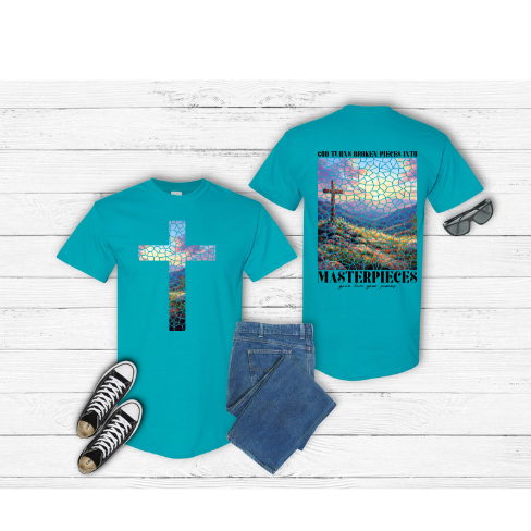 God turns broken pieces into MASTERPIECES