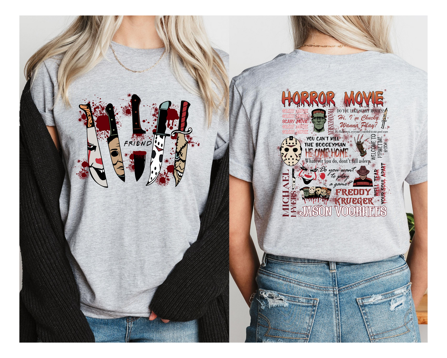 FRIENDS HORROR CHARACTERS