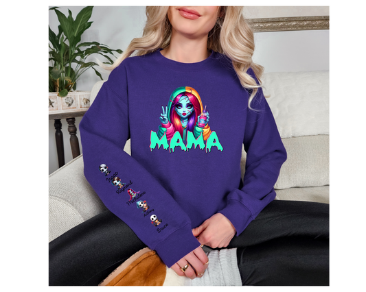 Custom Sally- Mama with personalized kids names.