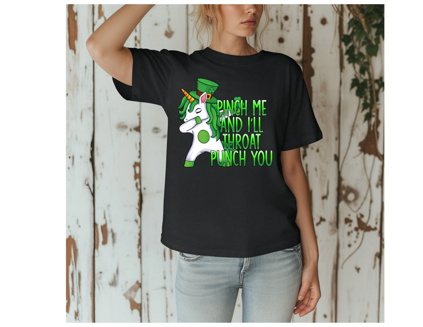 Pinch me and I'll throat you