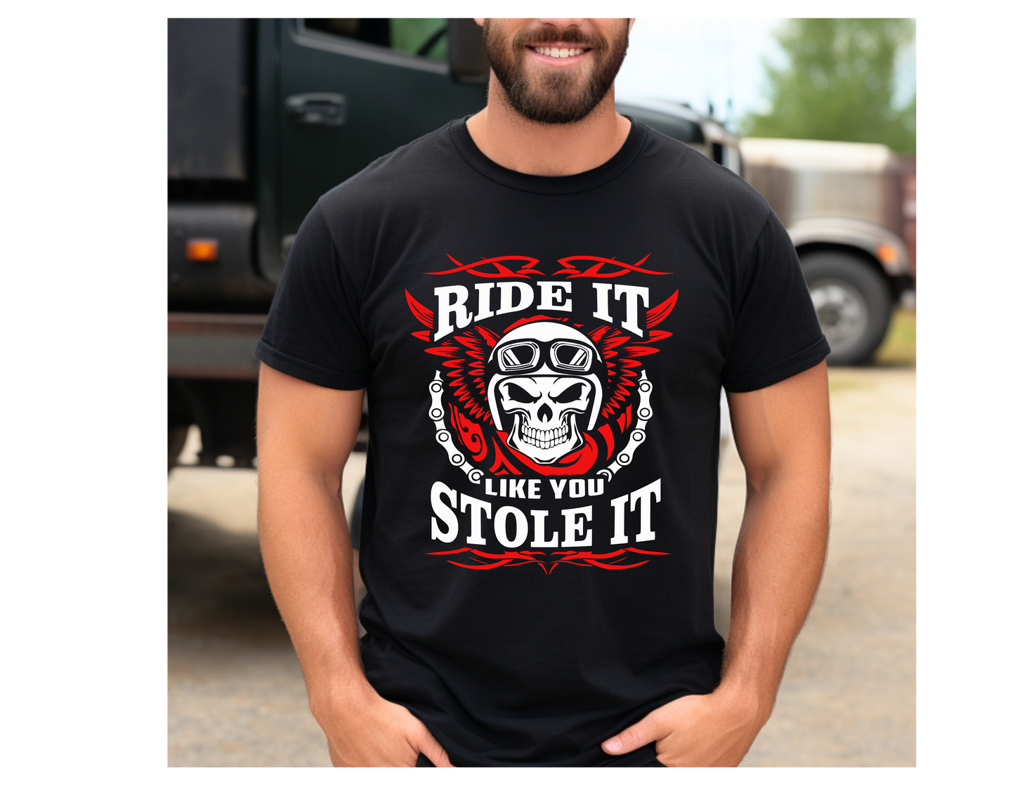 RIDE IT LIKE YOU STOLE IT.