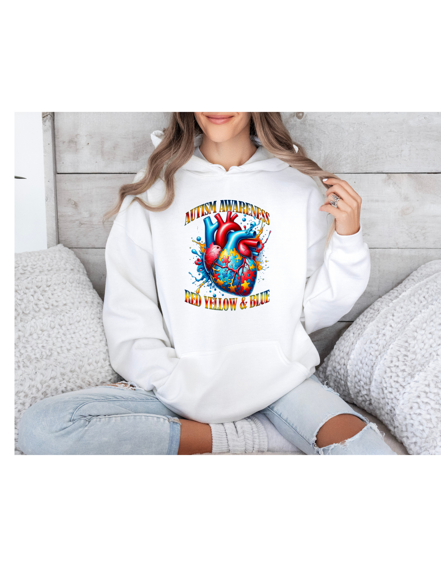 AUTISM AWARENSS RED,RED,YELLOW