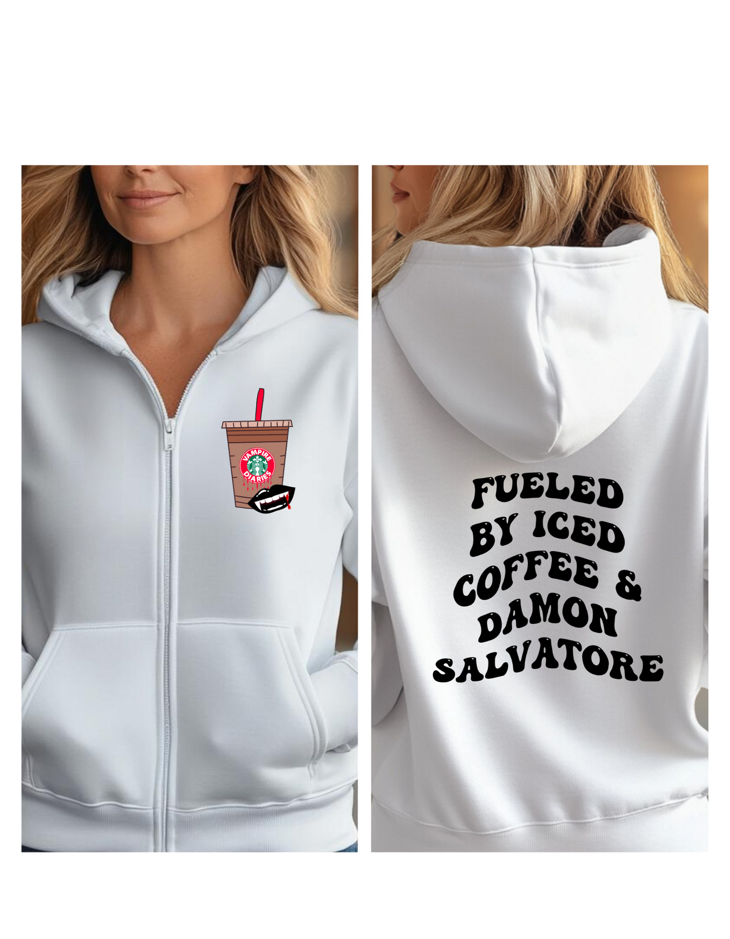 FUELED BY ICE COFFEE AND DAMON SALVATORE