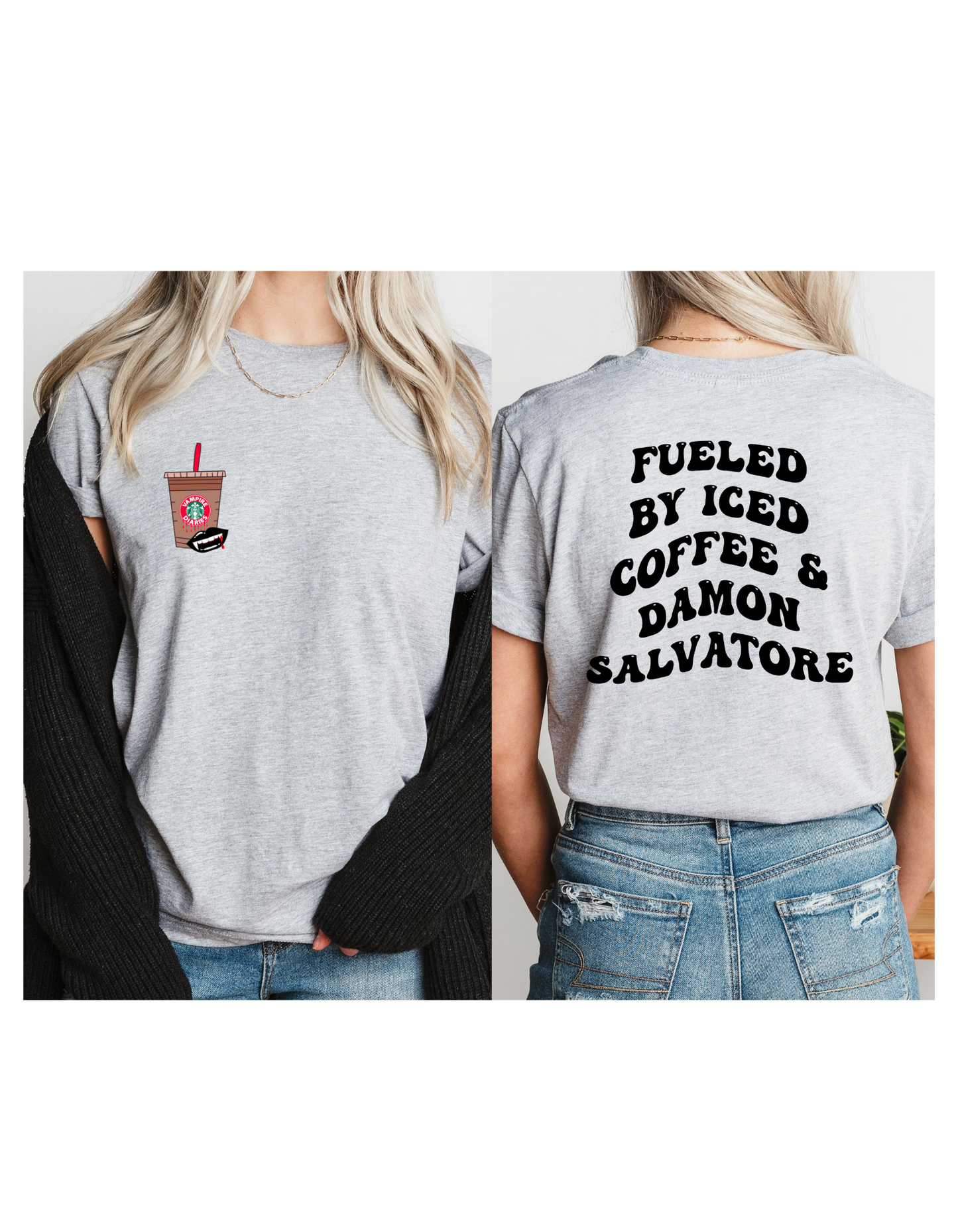 FUELED BY ICE COFFEE AND DAMON SALVATORE