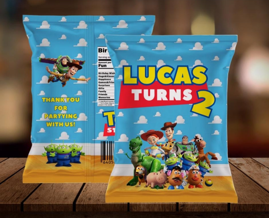 Custom Chip Bags, Custom Party Favors, Pre Filled Party Favors