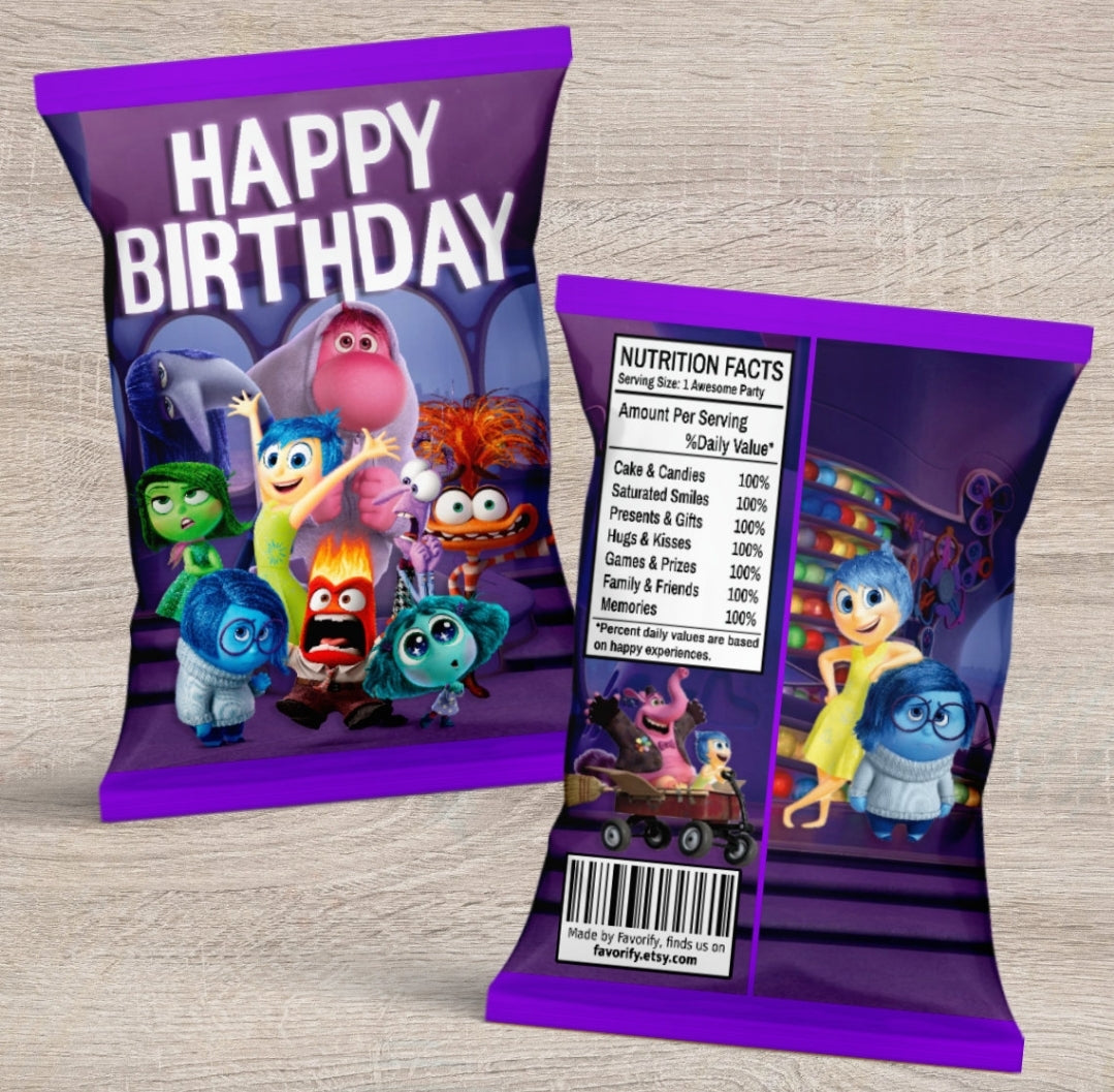 Custom Chip Bags, Custom Party Favors, Pre Filled Party Favors