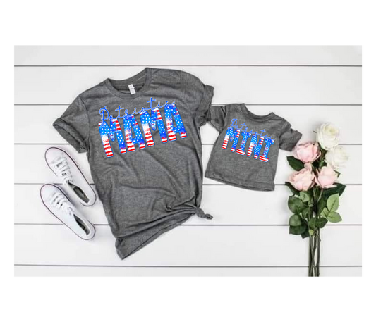 Patriotic Mama/Patriotic Mini set