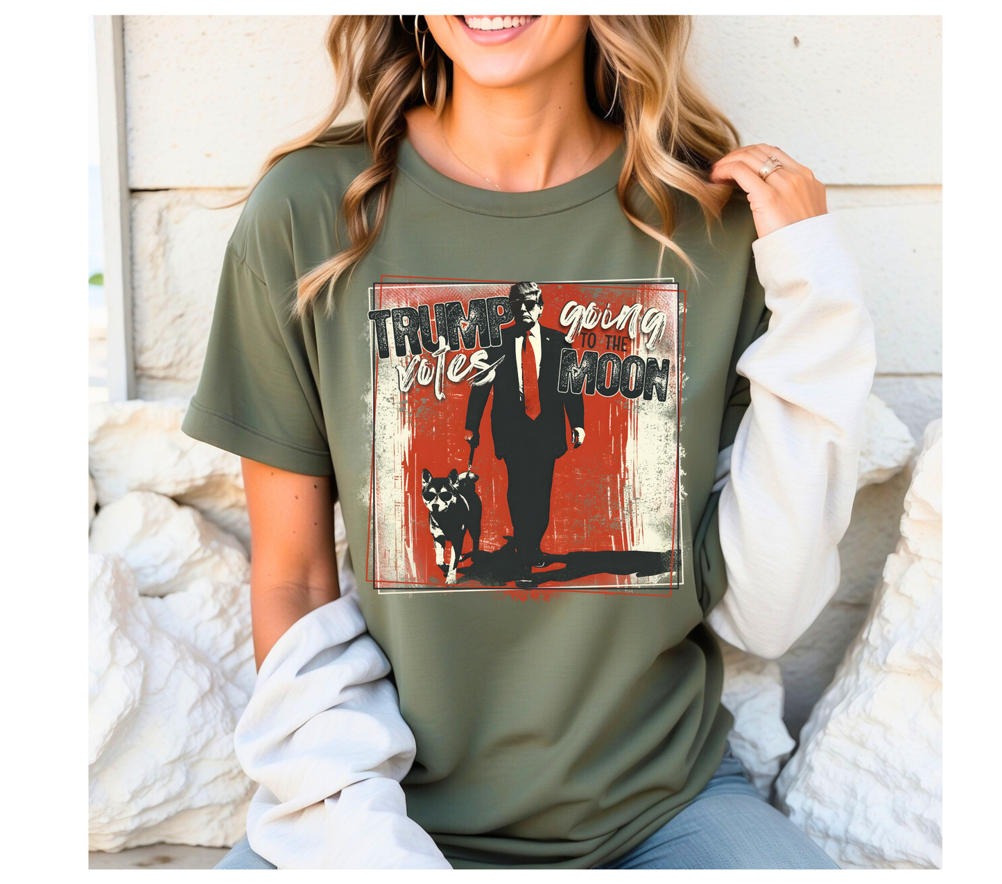 Trump votes going to the moon