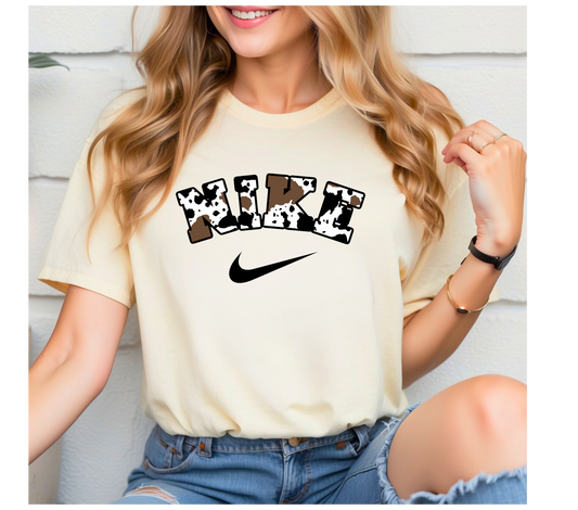 Cow print nike